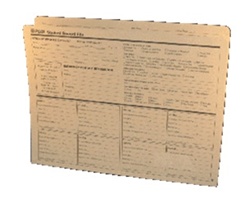 PADI Student Record Folder File