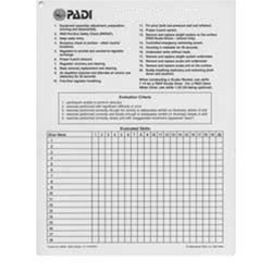 PADI TecRec Dive Planning Checklist Slates (2)