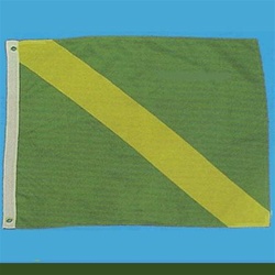 Nylon Nitrox Dive Flag 20" x 24"