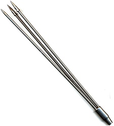 6mm Stainless Steel Three Prong Paralyzer Tip