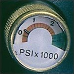 Spare Air Dial Gauge Pressure Indicator