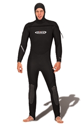 Tilos Silver Armor Hooded Full Wetsuit (MENS)