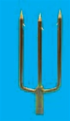 6mm Stainless Steel Three or Five Prong Tip