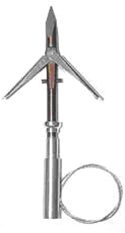 6mm Stainless Steel Short-Barb Tricut Tip