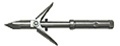 6mm Stainless Steel Long-Barb Tricut Tip